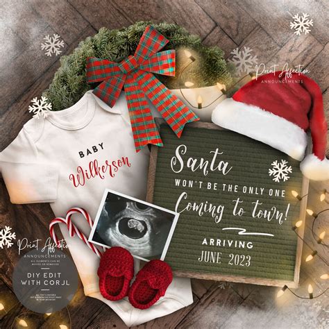 pregnant christmas captions|cute christmas announcements for pregnancy.